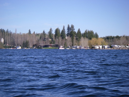 roberts roost from the lake