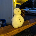 First Snowman of the year