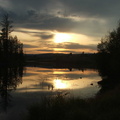 logan lake sunset