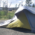 Some very windy days made camping and setting up tarps difficult at times.