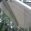 THIS is why you angle the awning - they're not designed to hold 500lbs of rainwater!