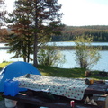 Free lake side camping