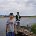 Cam &amp; CW on the dock