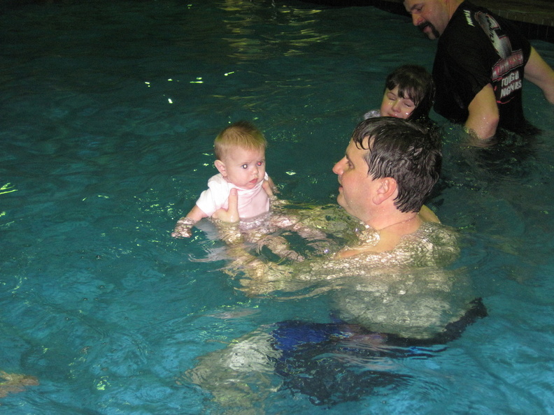 RM's first swim