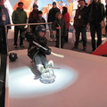 CW testing his Sledge Hockey skills