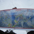 Map of Whistler/Blackcomb built into the chair lift