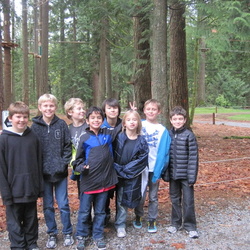 GW & buddies hung out at Wild Play in Maple Ridge
