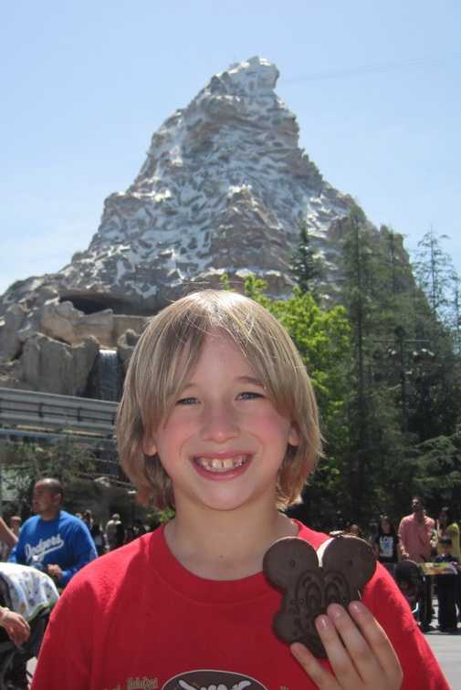 GW with his Mickey ice cream sandwich