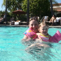Stachka & RM enjoying the pool