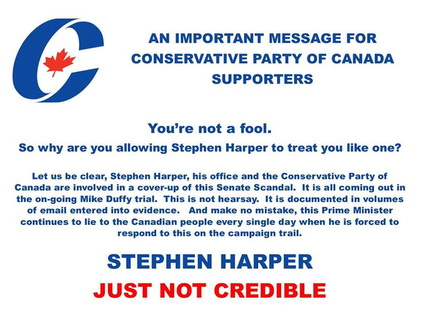 Harper Not Credible