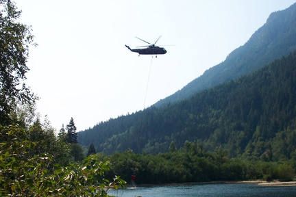 Chopper filling up in silver lake.JPG