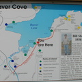 Beaver Cove sign