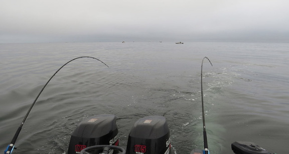 Trolling in the fog waiting for bite