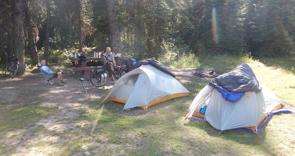 Bike campers on Wigwam 2