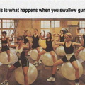 Bubble-gum butt