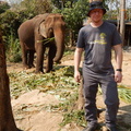Matt with elephants 4