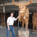 Ian with bull 1