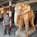 Wooden elephant