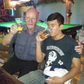 Ian & Kong in bar