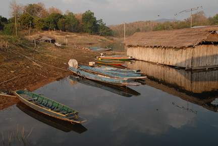 Sirikut Reservoir floating village 2