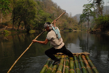 Bamboo raft trip 6