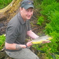 Paul with a nice Test Brown Trout