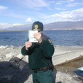Federal Wildlife Officer checking my License