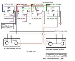 Trailer 24-12V Light Logic Circuit-Converter