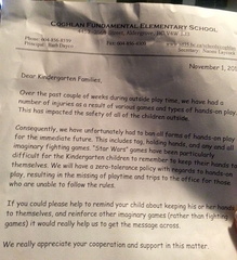 coghlan-elementary-school-no-touching-letter