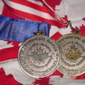Billy's Special Olympic medals