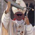 Hoof as Pope with a fish