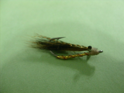 bonefish fly. Nothing special just squirel tail and a small bead head. But sometimes you need a fly that lands like a feather if