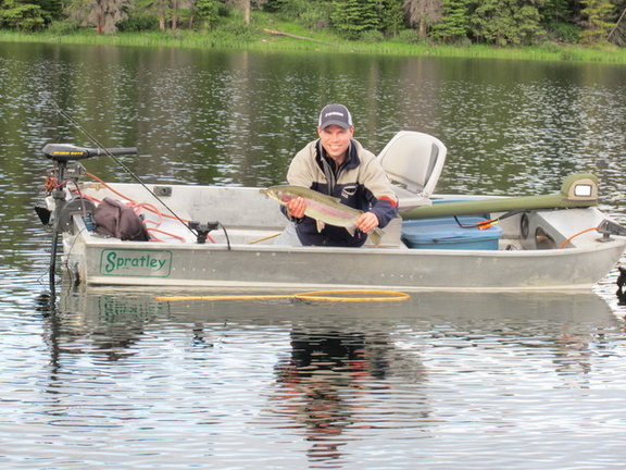 6.5 lbs sight fished with an adult sedge