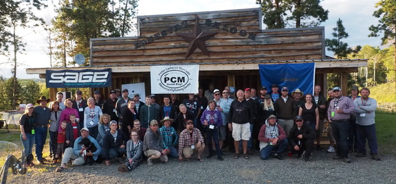 The whole gang at Seven half Diamond Ranch for the First Annual Peter Cameron Morrison Memorial Flyfishing Derby.