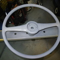 repaired Studebaker wheel