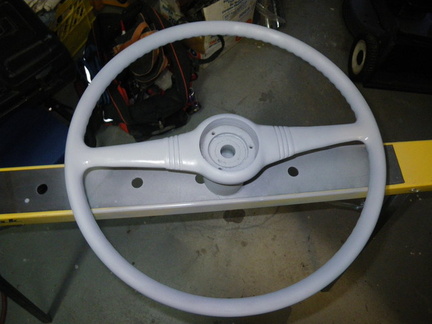 repaired Studebaker wheel