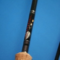 feather inlay on Fly Logic rod