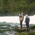Randy and Brad on the Sproat river