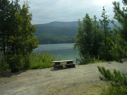 Typical horn lake camp site