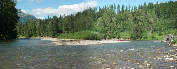 Elk river panarama