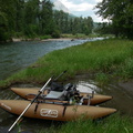 Elk river - Parked for lunch and some shore fishing!