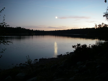 Roche lake evening