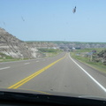Dropping into the badlands and Drumheller.