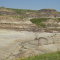 The badlands outside of the Royal Tyrrell Museum in Drumheller.