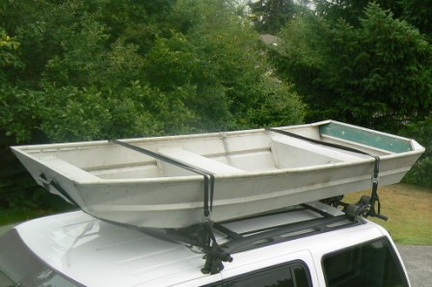 The jon boat photo I was sent when I enquired about the sale.