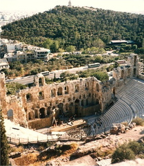 Ancient Greek Amphitheatre in Athens.