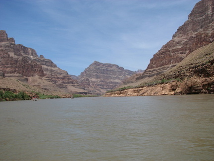 Boating on the Colorado river.