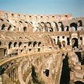 Colosseum in Rome - interior left view.
