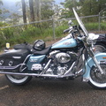 My brother-in-laws new '07 HD Road King Down-under.