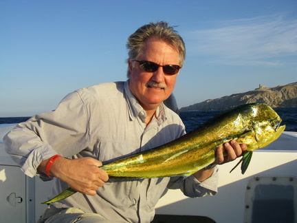 07:30 and already a Dorado in the boat, so much for more practise casts.